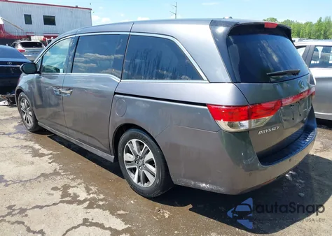 2014 Honda Odyssey Touring/Touring Elite z USA, uszkodzony, nr VIN 5FNRL5H97EB026053
